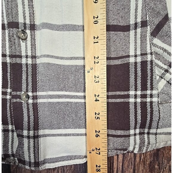 Monet Skateboards Heavy Flannel Button Up Shirt Jacket Shacket Dog Logo Men's S - Picture 4 of 13